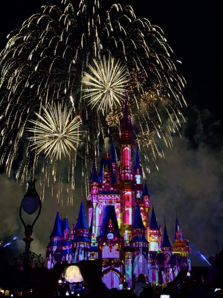 Fireworks at Disneyland