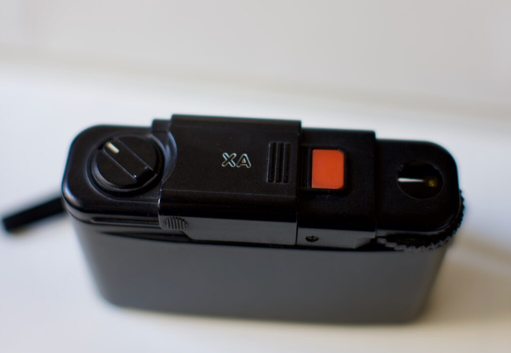 XA top view and the divisive red shutter release