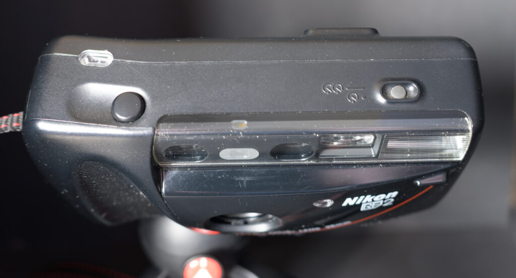Nikon RF2 camera, top view