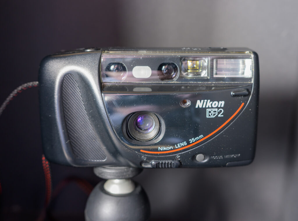 Nikon RF2 camera, front view