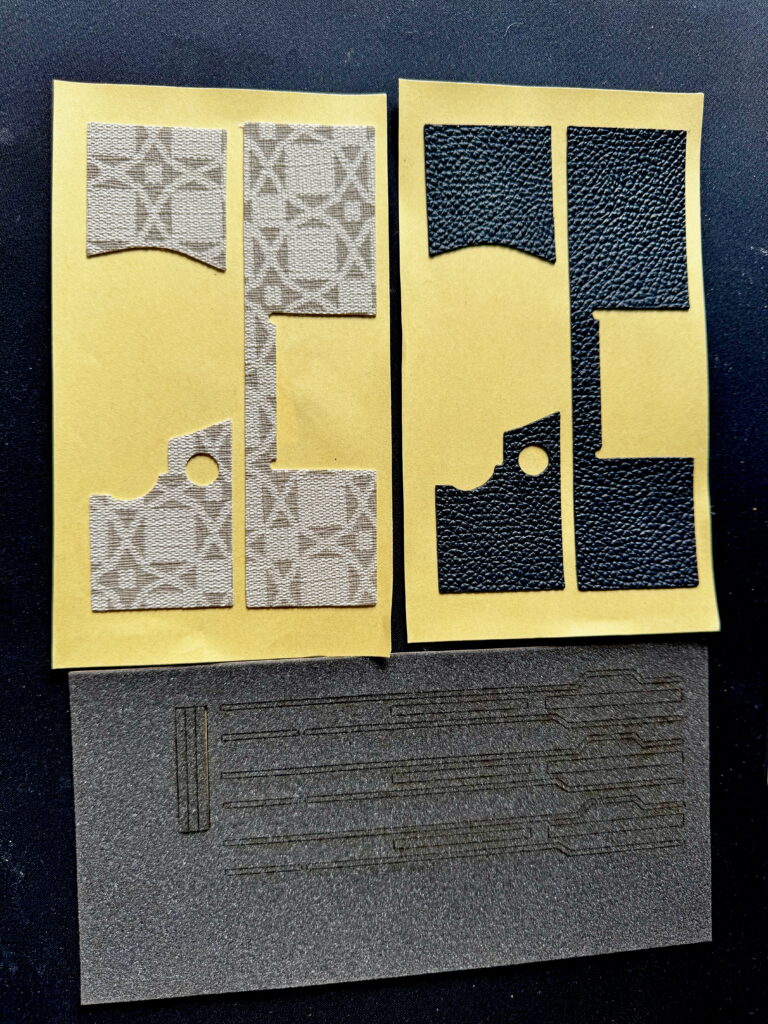 New self-adhesive coverings and light seal foam