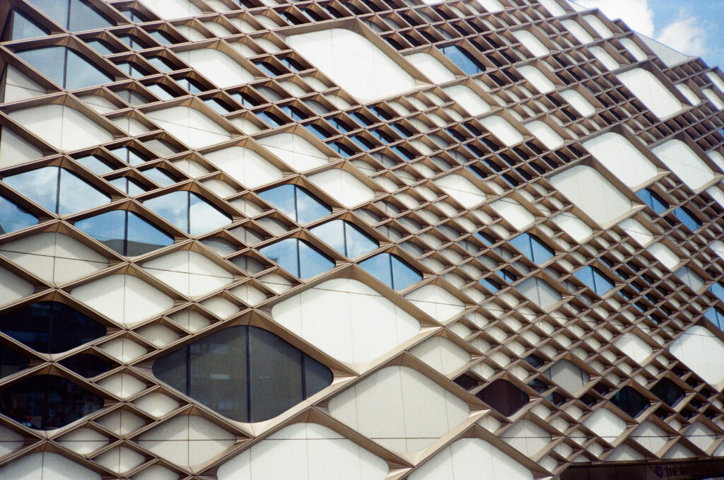 Sheffield University building with geodesic design.