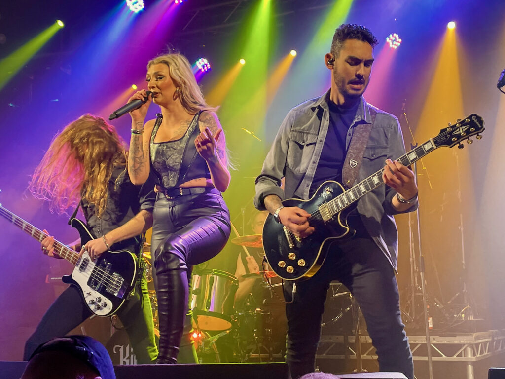 Closeup concert photo,