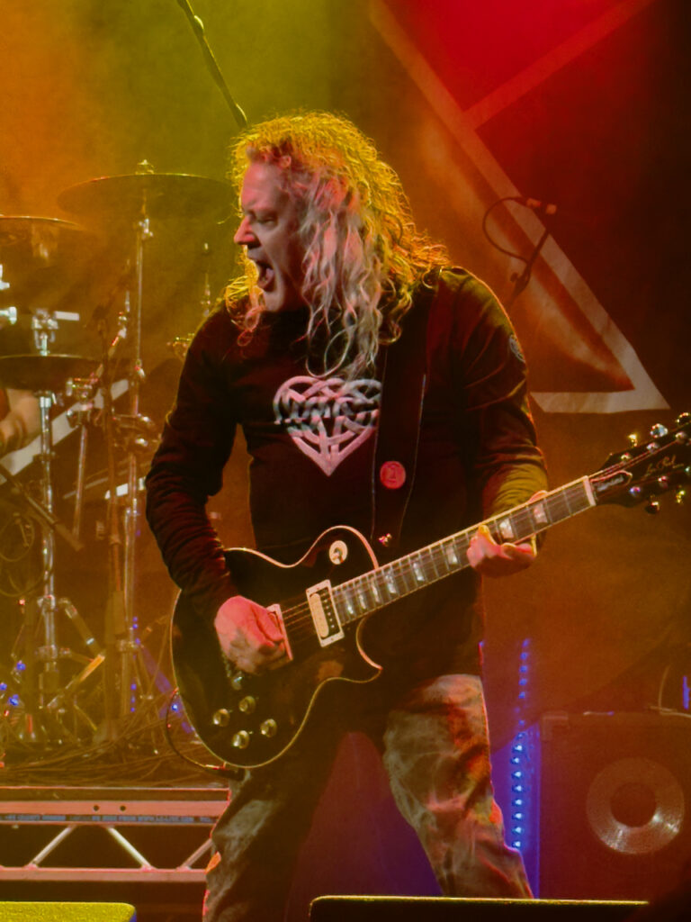 Guitarist at a gig